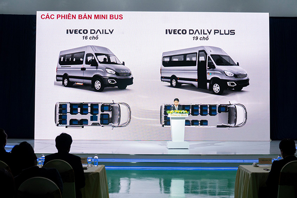 依维柯携长海汽车在越南发布全新车型Daily Minibus