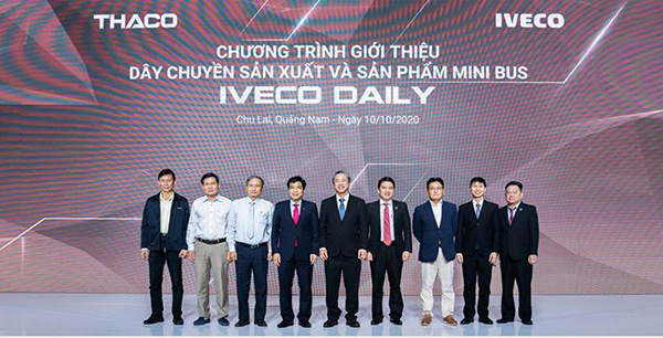 依维柯携长海汽车在越南发布全新车型Daily Minibus